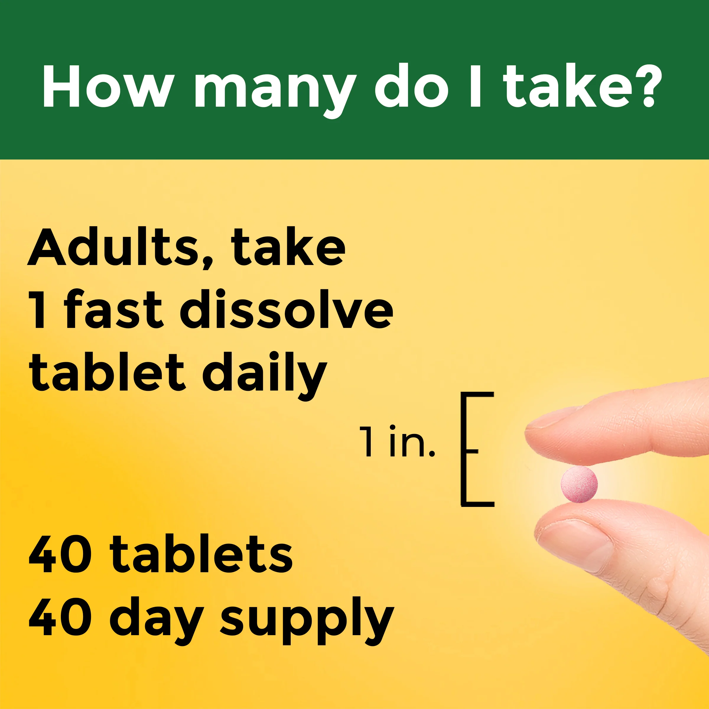 Vitamin B12 3000 mcg Fast Dissolve Tablets - Image 3
